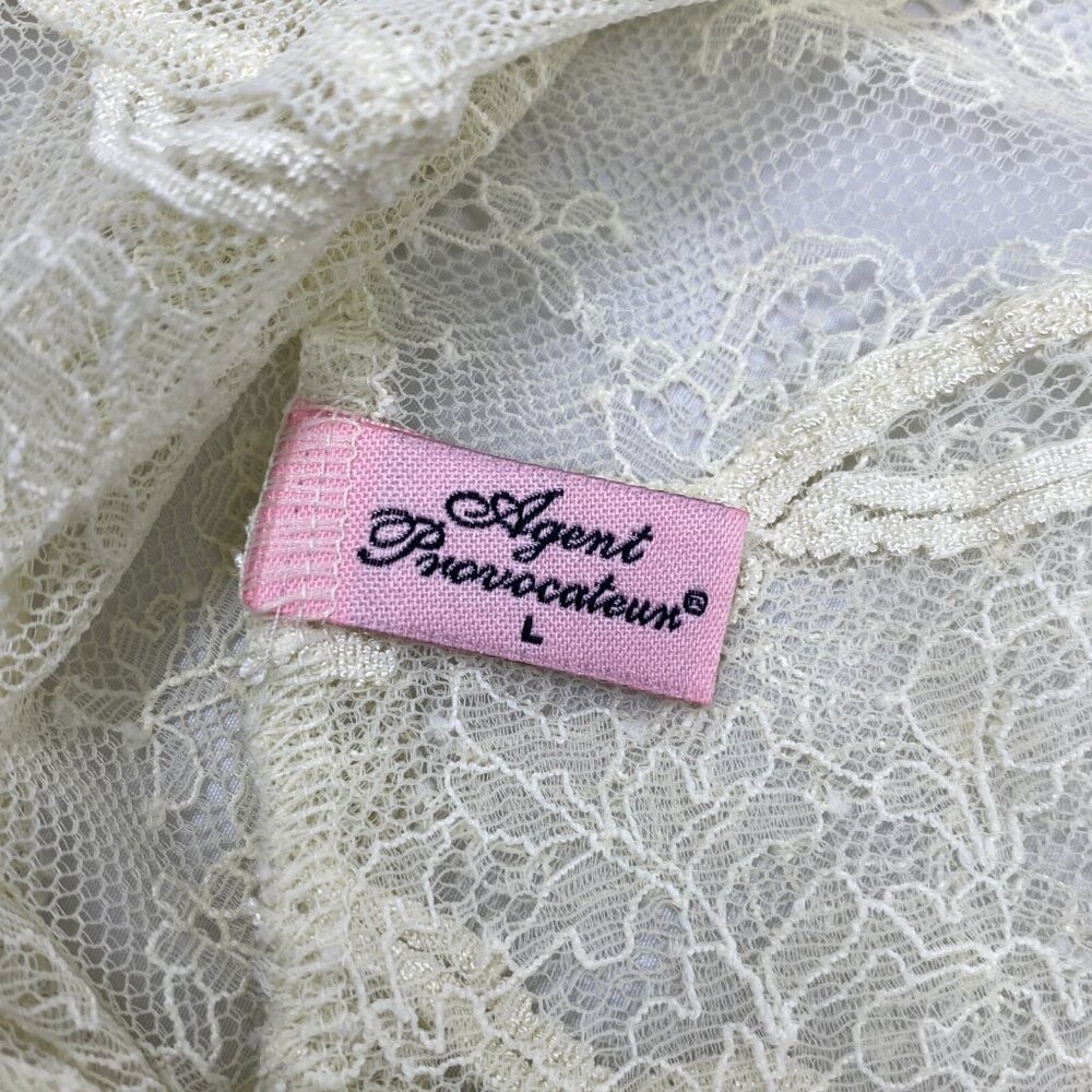 Agent Provocateur Love Cream Slip Large - Picture 6 of 7
